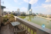 High floor one bedroom serviced apartment lakeview in Ba Dinh, near Lotte